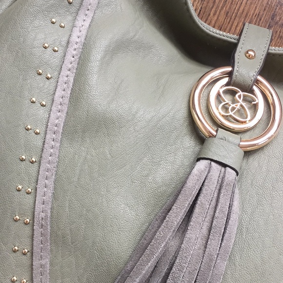 Jessica Simpson Green Natalie Hobo Purse - Picture 2 of 7
